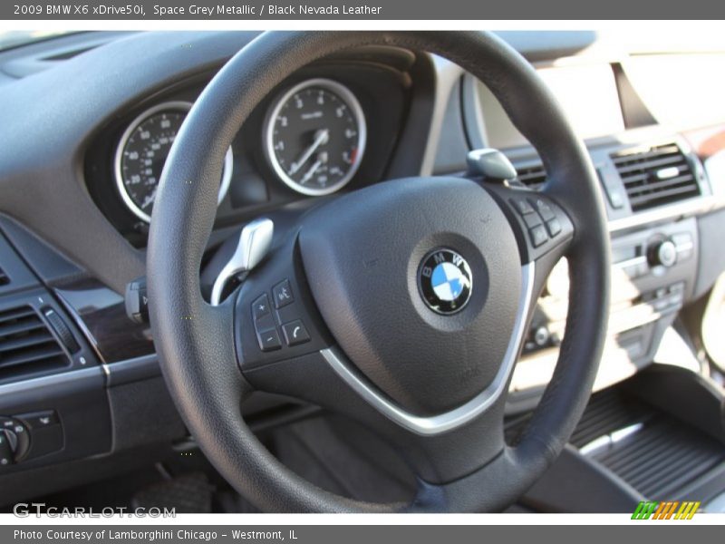 Space Grey Metallic / Black Nevada Leather 2009 BMW X6 xDrive50i
