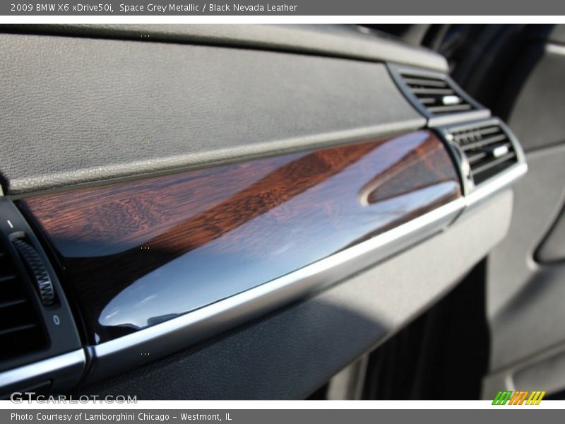 Space Grey Metallic / Black Nevada Leather 2009 BMW X6 xDrive50i
