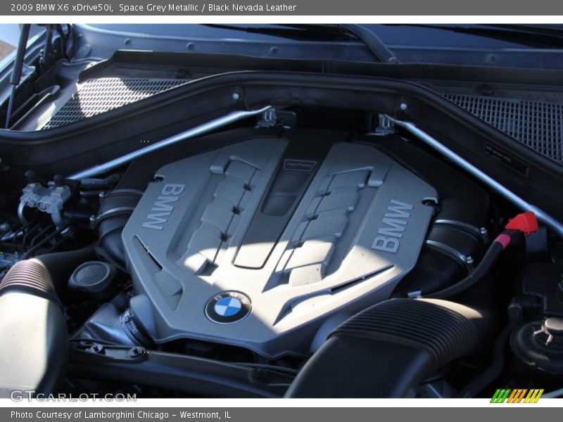 Space Grey Metallic / Black Nevada Leather 2009 BMW X6 xDrive50i