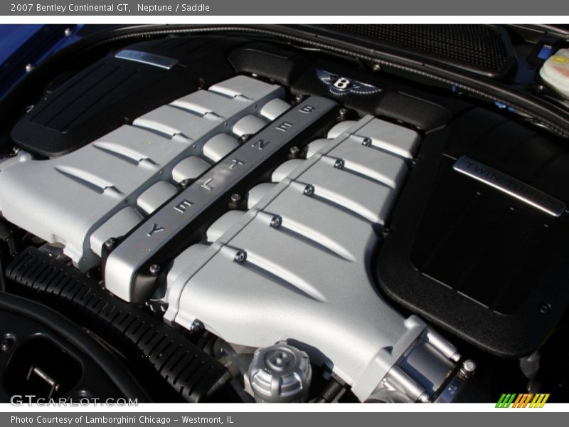  2007 Continental GT  Engine - 6.0L Twin-Turbocharged DOHC 48V VVT W12