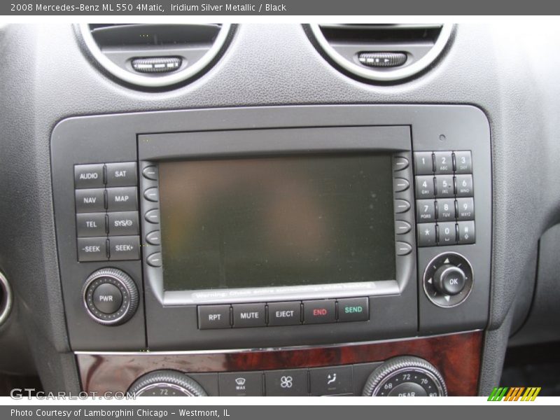 Iridium Silver Metallic / Black 2008 Mercedes-Benz ML 550 4Matic