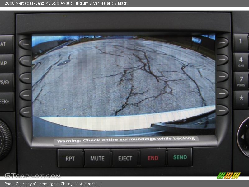 Iridium Silver Metallic / Black 2008 Mercedes-Benz ML 550 4Matic