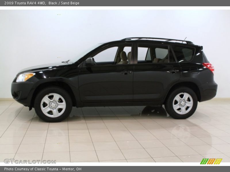 Black / Sand Beige 2009 Toyota RAV4 4WD