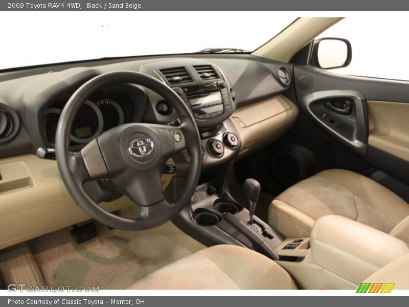 Black / Sand Beige 2009 Toyota RAV4 4WD