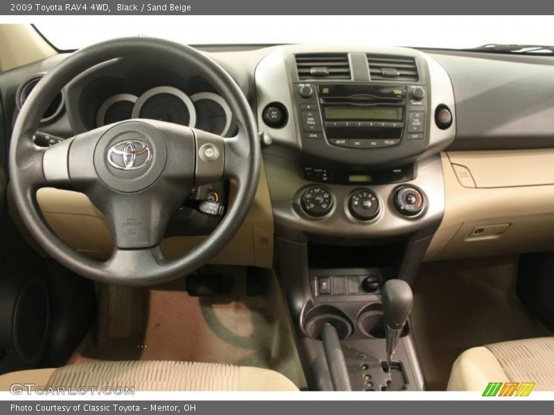 Black / Sand Beige 2009 Toyota RAV4 4WD
