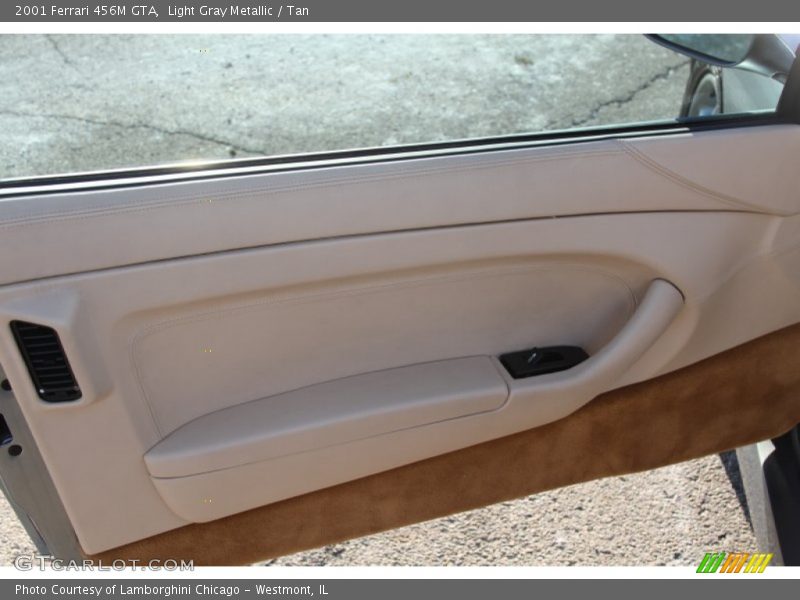 Light Gray Metallic / Tan 2001 Ferrari 456M GTA