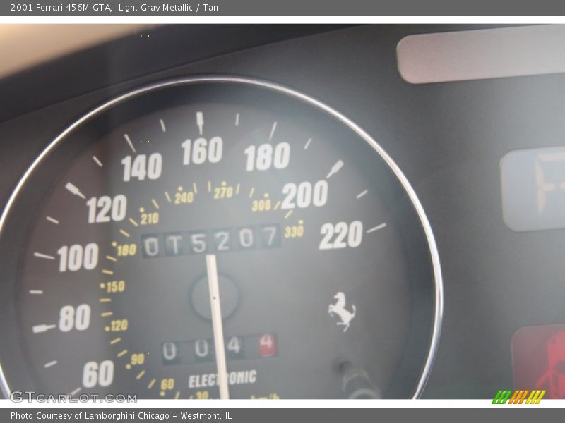 Light Gray Metallic / Tan 2001 Ferrari 456M GTA