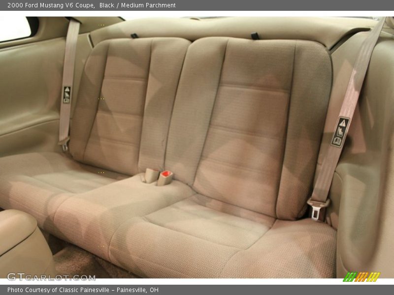 Rear Seat of 2000 Mustang V6 Coupe