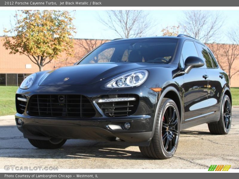 Jet Black Metallic / Black 2012 Porsche Cayenne Turbo