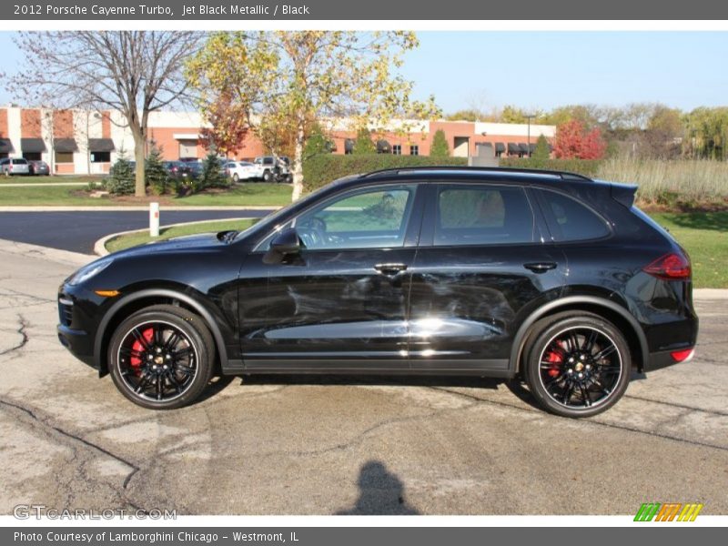 Jet Black Metallic / Black 2012 Porsche Cayenne Turbo