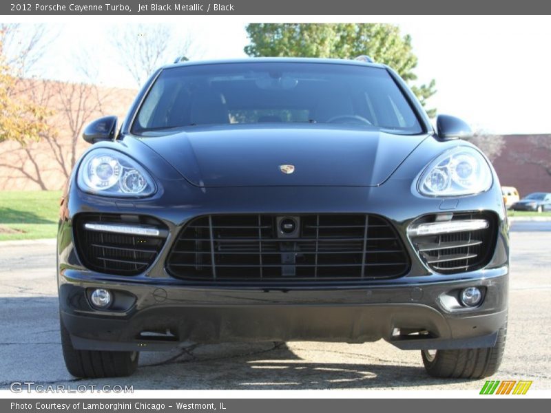 Jet Black Metallic / Black 2012 Porsche Cayenne Turbo