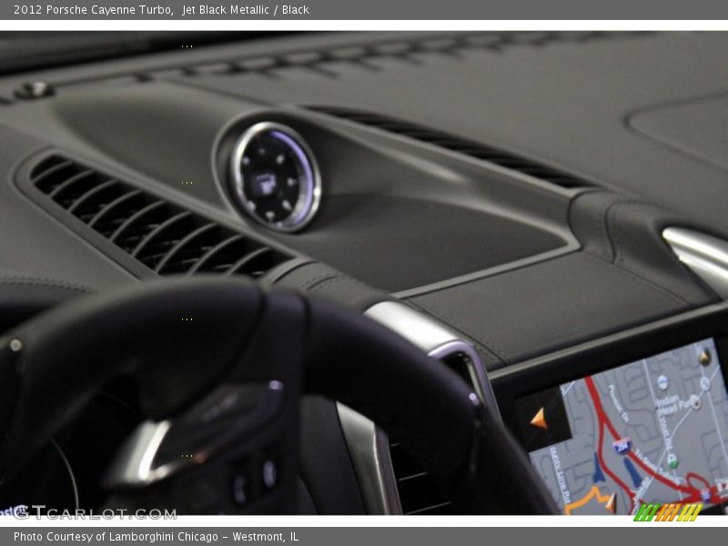 Jet Black Metallic / Black 2012 Porsche Cayenne Turbo