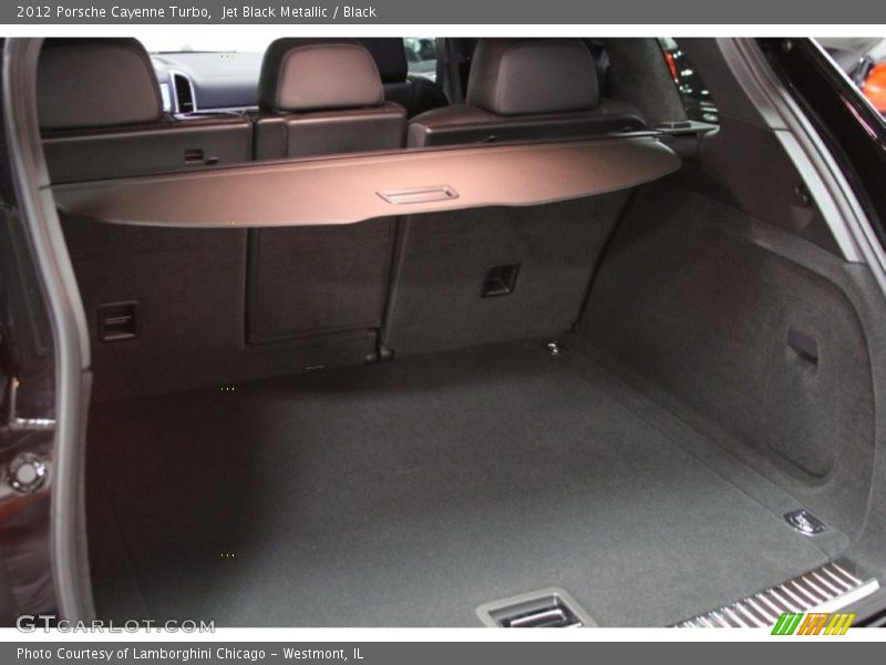 Jet Black Metallic / Black 2012 Porsche Cayenne Turbo
