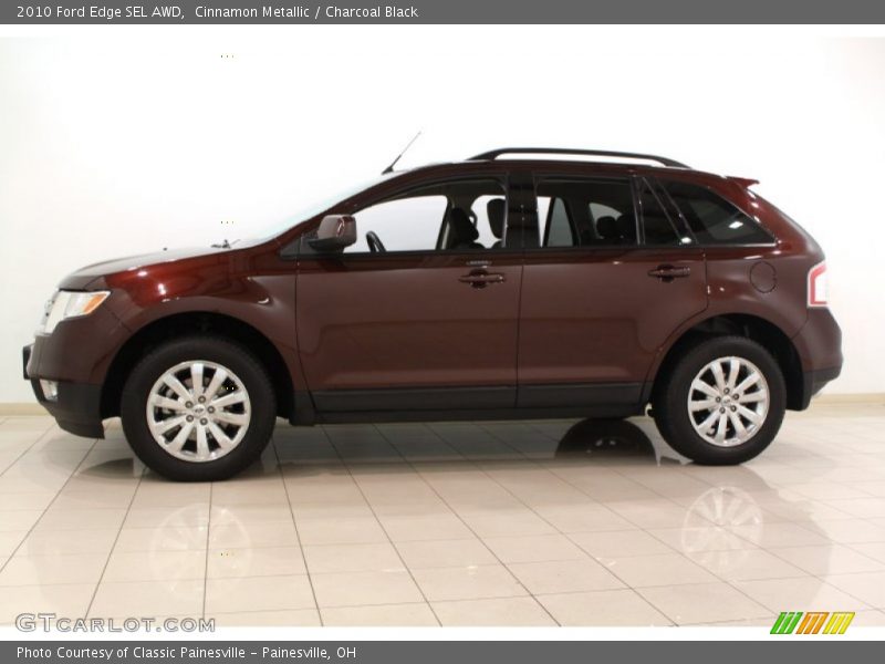 Cinnamon Metallic / Charcoal Black 2010 Ford Edge SEL AWD