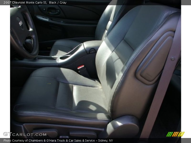 Black / Gray 2007 Chevrolet Monte Carlo SS