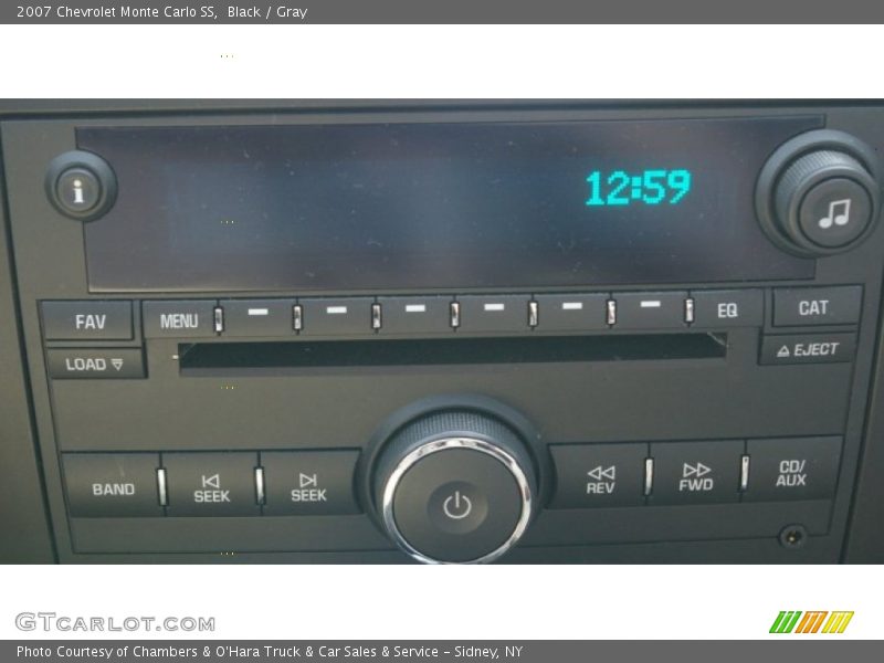 Black / Gray 2007 Chevrolet Monte Carlo SS