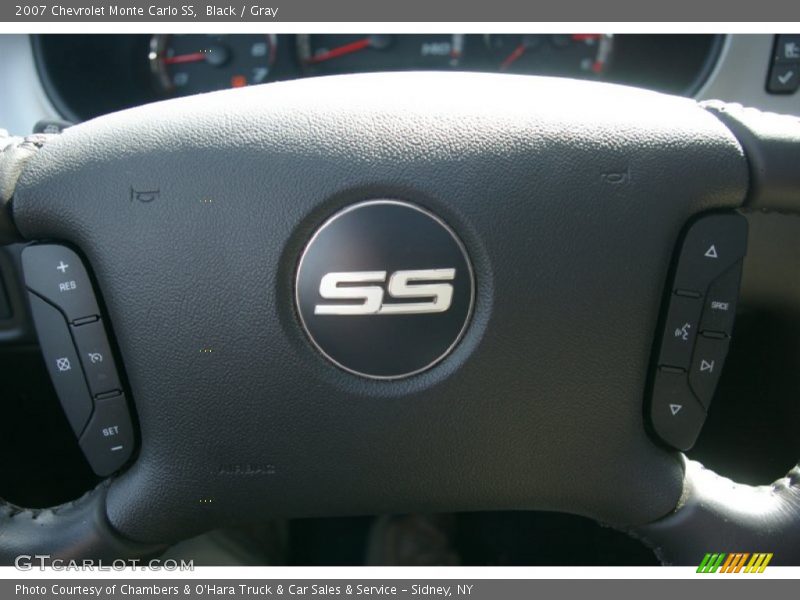 Black / Gray 2007 Chevrolet Monte Carlo SS