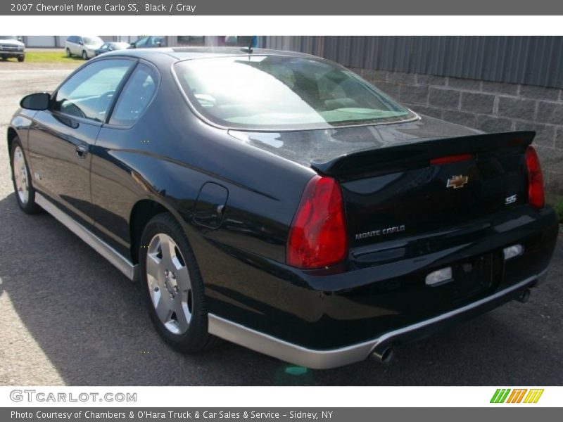 Black / Gray 2007 Chevrolet Monte Carlo SS