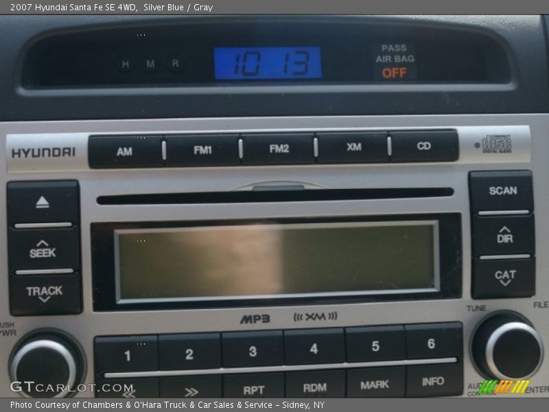 Silver Blue / Gray 2007 Hyundai Santa Fe SE 4WD