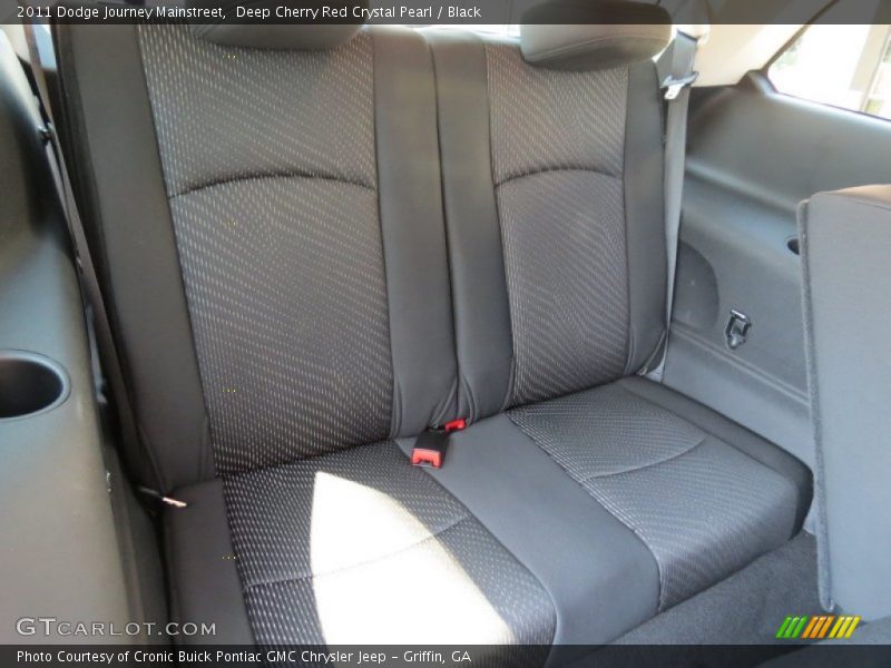 Deep Cherry Red Crystal Pearl / Black 2011 Dodge Journey Mainstreet