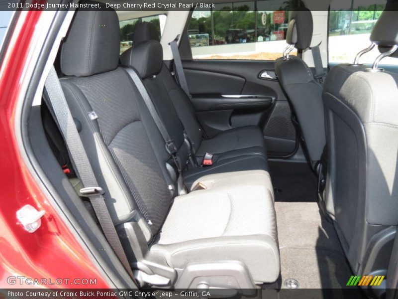 Deep Cherry Red Crystal Pearl / Black 2011 Dodge Journey Mainstreet