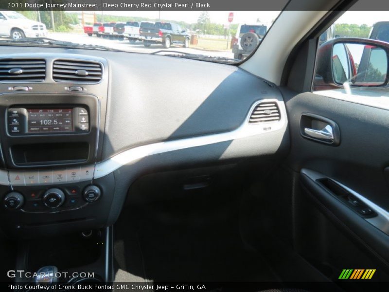 Deep Cherry Red Crystal Pearl / Black 2011 Dodge Journey Mainstreet