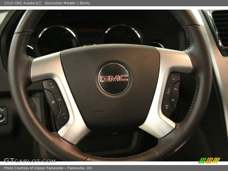 Quicksilver Metallic / Ebony 2010 GMC Acadia SLT