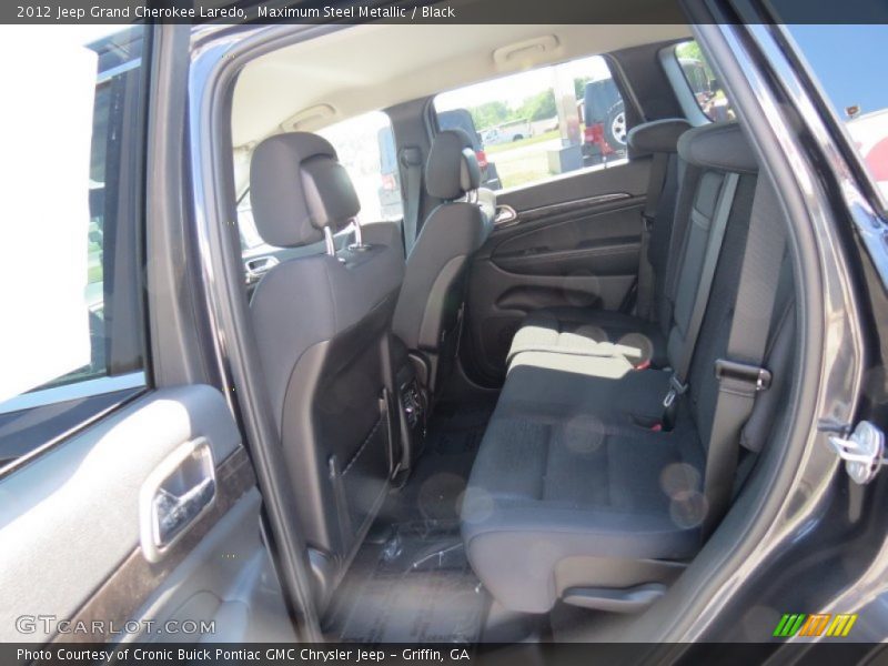 Maximum Steel Metallic / Black 2012 Jeep Grand Cherokee Laredo