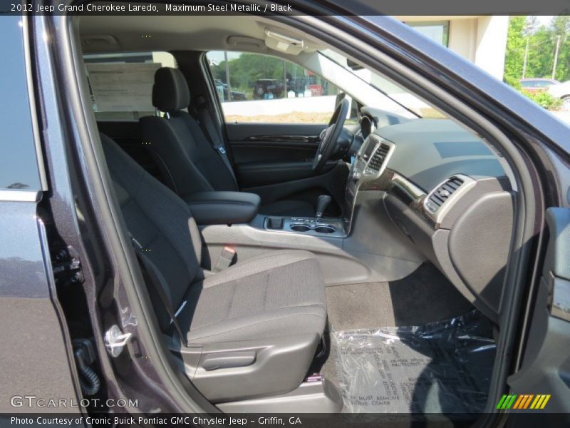 Maximum Steel Metallic / Black 2012 Jeep Grand Cherokee Laredo