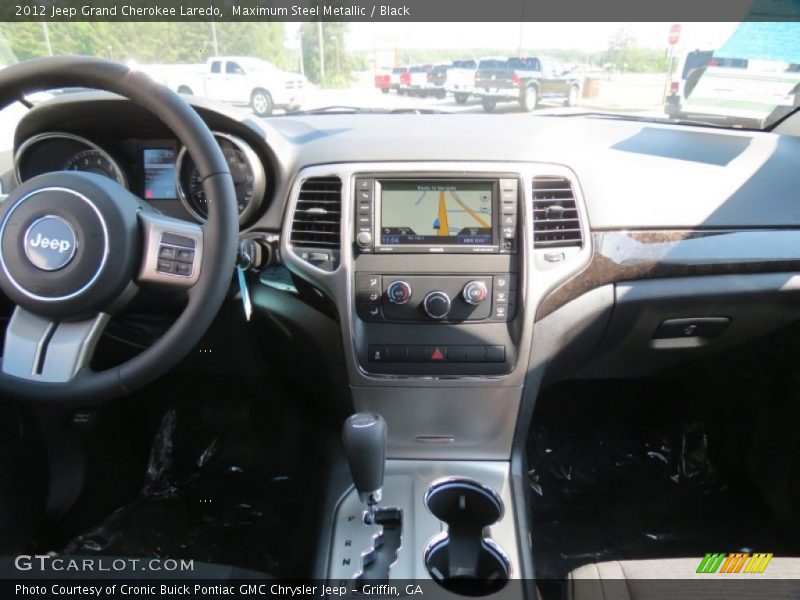 Maximum Steel Metallic / Black 2012 Jeep Grand Cherokee Laredo