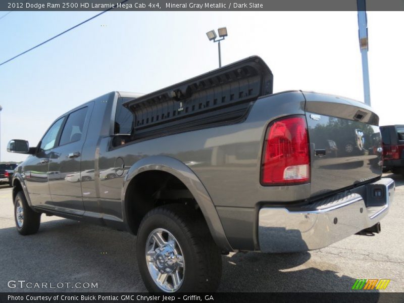 Mineral Gray Metallic / Dark Slate 2012 Dodge Ram 2500 HD Laramie Mega Cab 4x4