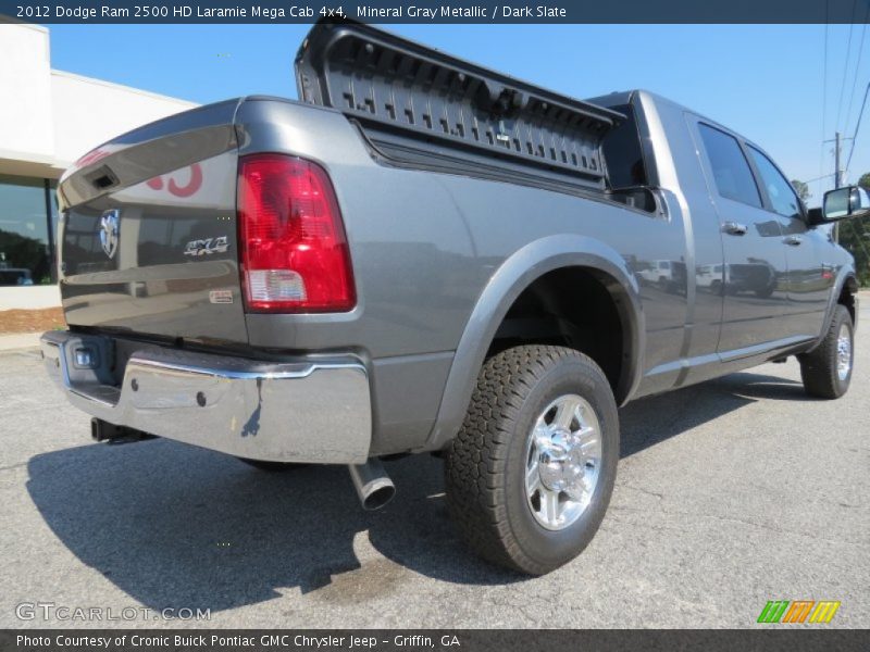 Mineral Gray Metallic / Dark Slate 2012 Dodge Ram 2500 HD Laramie Mega Cab 4x4