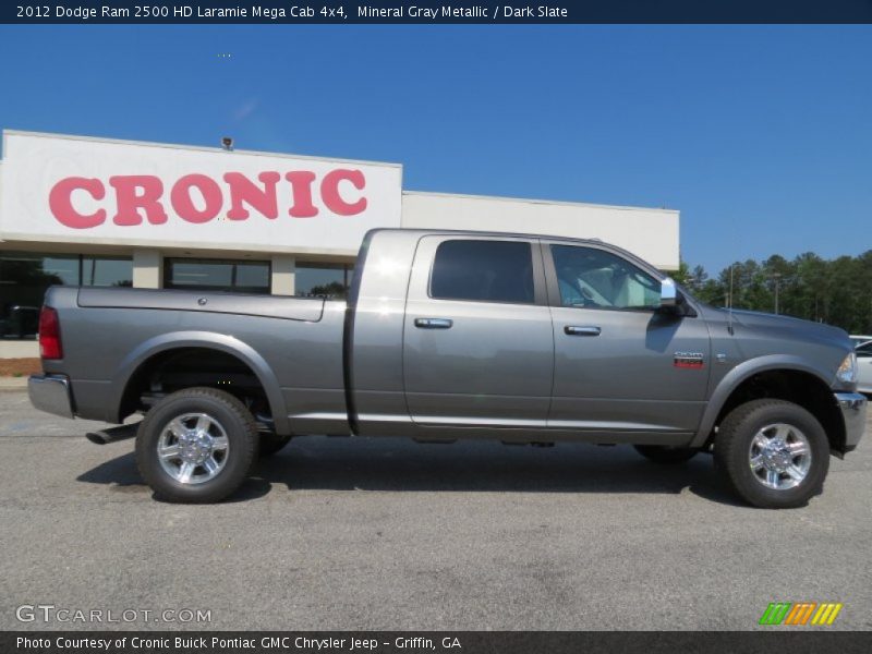 Mineral Gray Metallic / Dark Slate 2012 Dodge Ram 2500 HD Laramie Mega Cab 4x4