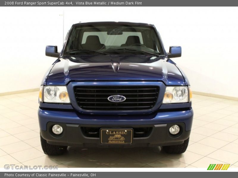 Vista Blue Metallic / Medium Dark Flint 2008 Ford Ranger Sport SuperCab 4x4