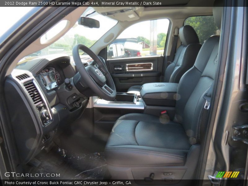 Mineral Gray Metallic / Dark Slate 2012 Dodge Ram 2500 HD Laramie Mega Cab 4x4