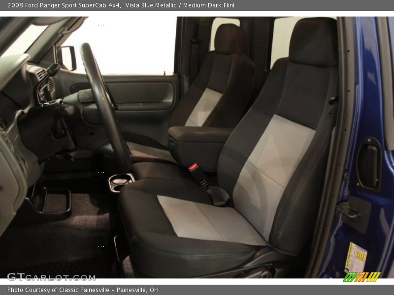 Vista Blue Metallic / Medium Dark Flint 2008 Ford Ranger Sport SuperCab 4x4