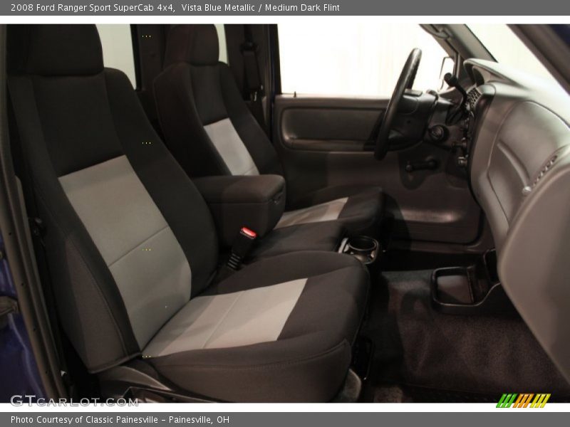 Vista Blue Metallic / Medium Dark Flint 2008 Ford Ranger Sport SuperCab 4x4