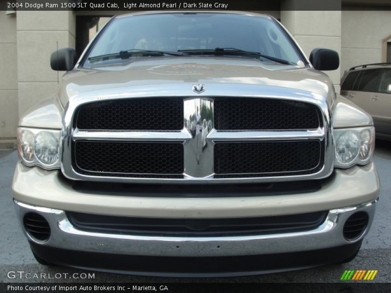 Light Almond Pearl / Dark Slate Gray 2004 Dodge Ram 1500 SLT Quad Cab