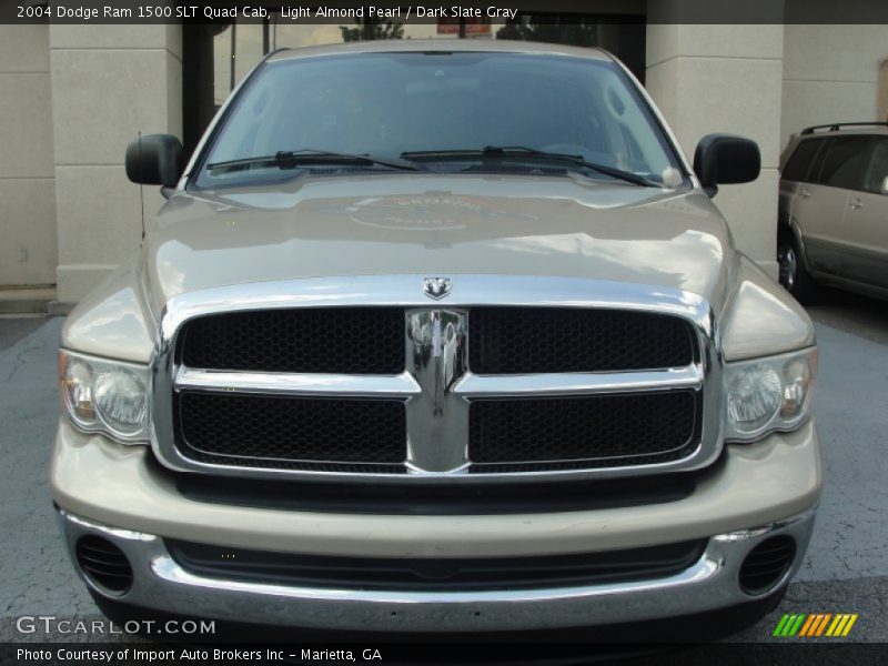 Light Almond Pearl / Dark Slate Gray 2004 Dodge Ram 1500 SLT Quad Cab