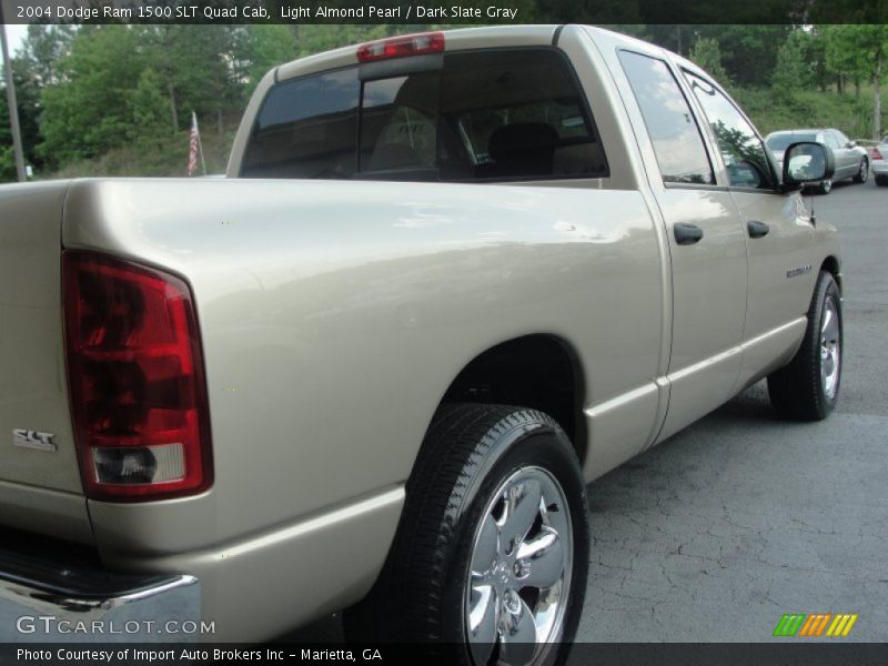 Light Almond Pearl / Dark Slate Gray 2004 Dodge Ram 1500 SLT Quad Cab