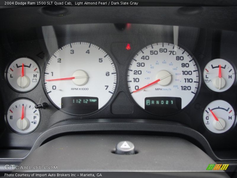  2004 Ram 1500 SLT Quad Cab SLT Quad Cab Gauges