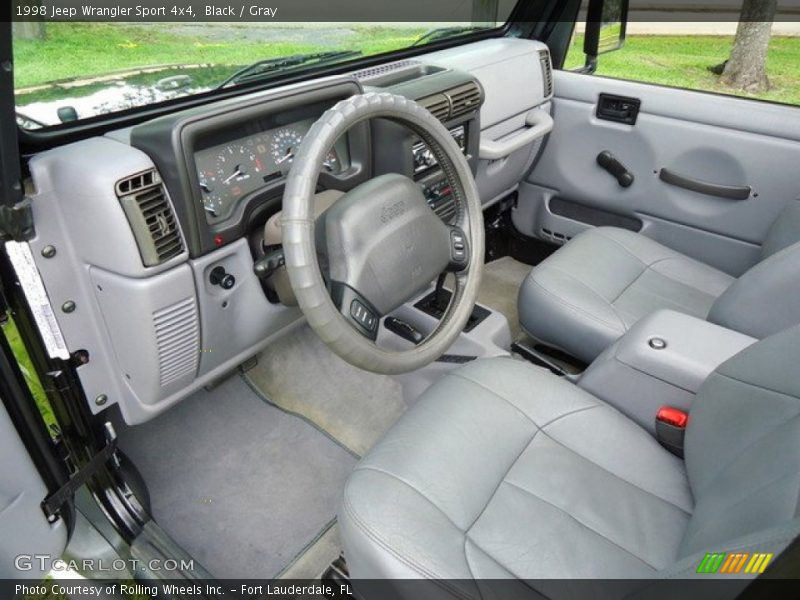  1998 Wrangler Sport 4x4 Gray Interior
