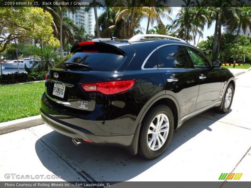 Black Obsidian / Graphite 2009 Infiniti FX 35