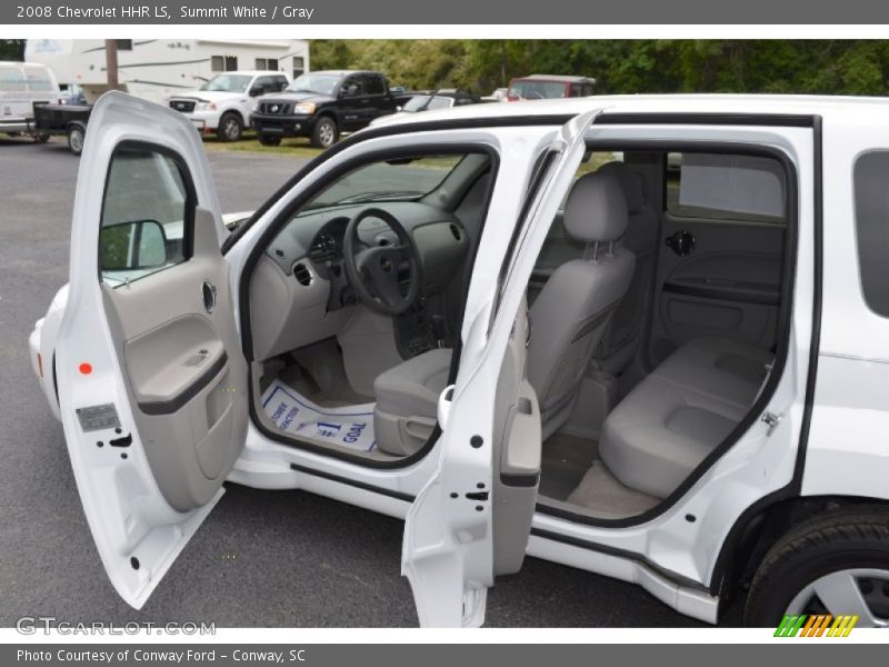 Summit White / Gray 2008 Chevrolet HHR LS