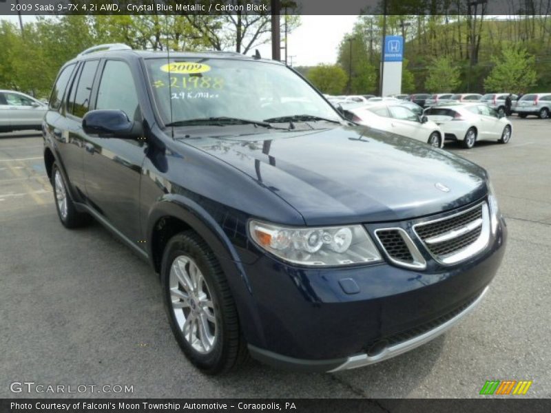 Crystal Blue Metallic / Carbon Black 2009 Saab 9-7X 4.2i AWD