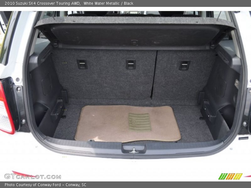 White Water Metallic / Black 2010 Suzuki SX4 Crossover Touring AWD