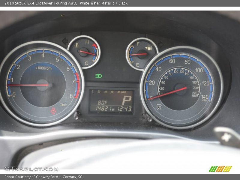  2010 SX4 Crossover Touring AWD Crossover Touring AWD Gauges