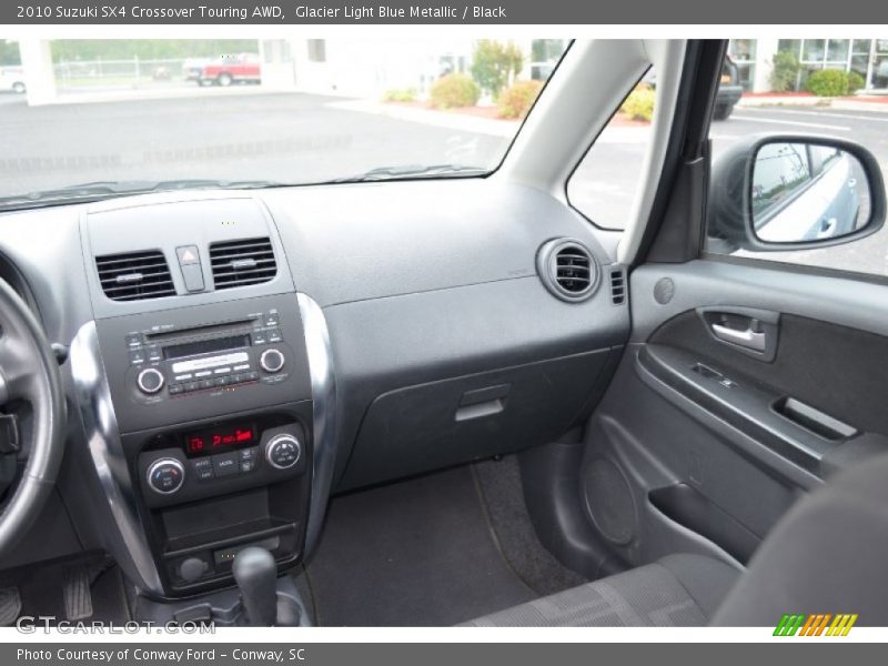 Glacier Light Blue Metallic / Black 2010 Suzuki SX4 Crossover Touring AWD