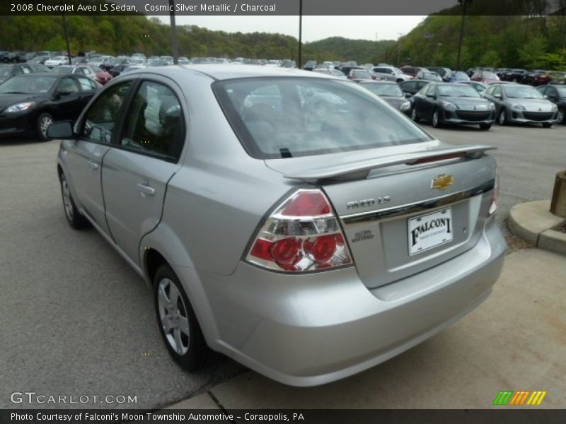 Cosmic Silver Metallic / Charcoal 2008 Chevrolet Aveo LS Sedan
