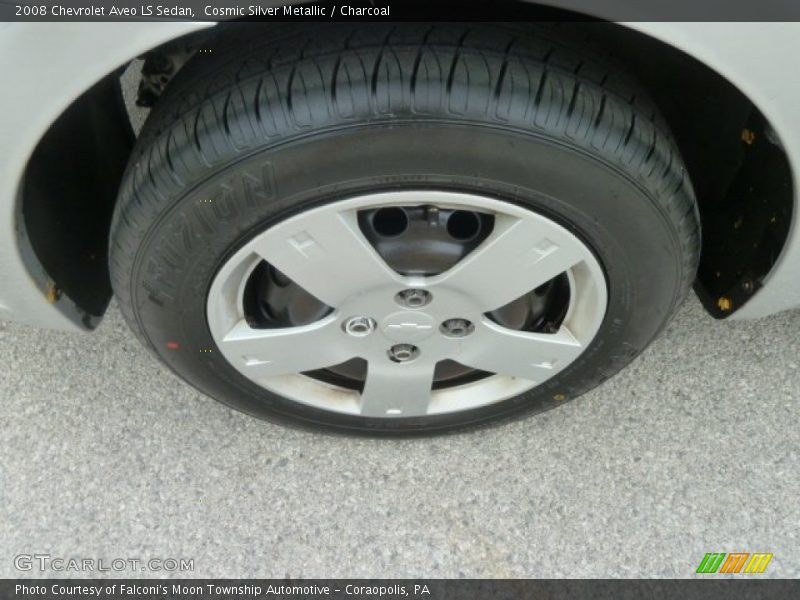 Cosmic Silver Metallic / Charcoal 2008 Chevrolet Aveo LS Sedan